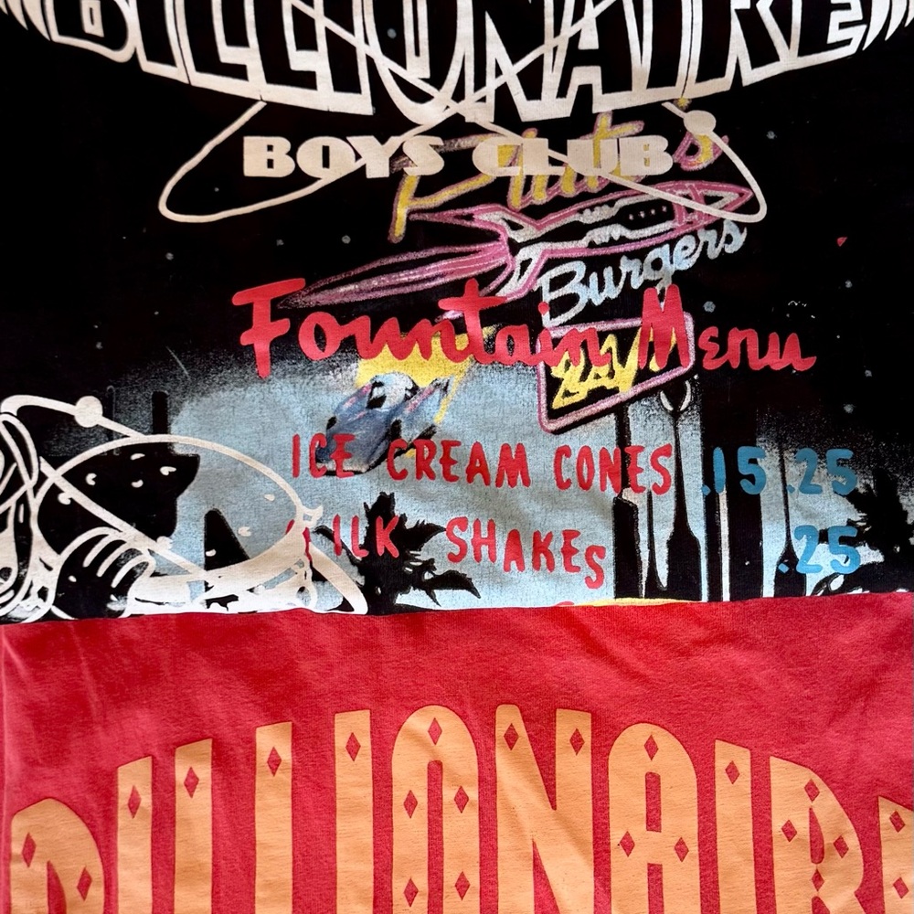 Billionaire Boys Club, Red and Black Cotton Tees
